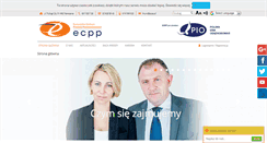 Desktop Screenshot of ecpp.pl