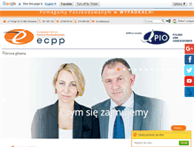Tablet Screenshot of ecpp.pl